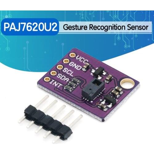 PAJ7620U2 Various Gesture Recognition Sensor Module For Arduino Built-in 9 gesture IIC interface intelligent recognition
