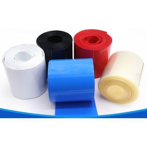 Width 95mm Diameter 60mm PVC Heat-Shrinkable Tube Film Model Accessories Protection Case Pack Wire Cable Sleeve-3/5/10Meters