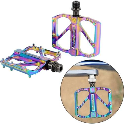 3 Sealed Bearing Bicycle Pedals Aluminum Alloy Glossy Dazzling Ultralight Anti-slip MTB Mountain Road Bike Pedals
