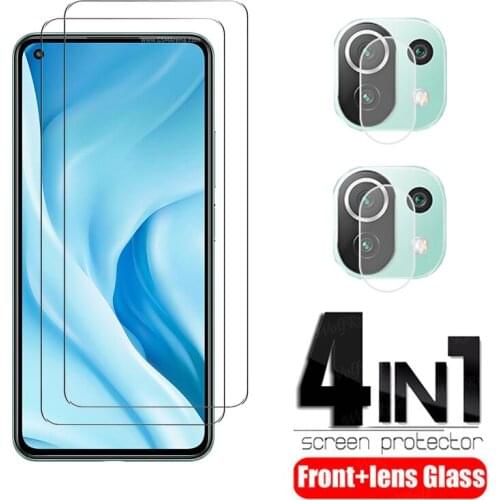 Rounded edge glass for xiaomi mi 11 lite anti shock screen protector xiaomi 10 t lite pro 11i 11-i camera film smartphone 11 t 11t pro front glass for mi11lite
