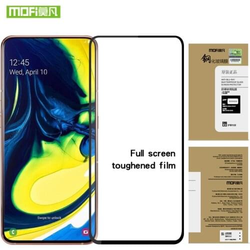Protective film For Samsung Galaxy A90 A70 tempered glass MOFi screen protector For Samsung Galaxy A80 A60 glass full cover A90