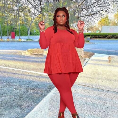 Large Size Women Clothing Two Piece Set Tops and Pants Loungewear Fall Long Sleeve Casual Plus Size Sets Dropshipping Wholesale