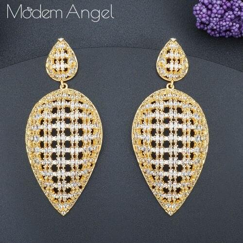 ModemAngel Trendy Water Drop Earrings For Women Bohemian Earrings Geometric Drop Earring 2020 Brincos Female DIY Fashion Jewelry