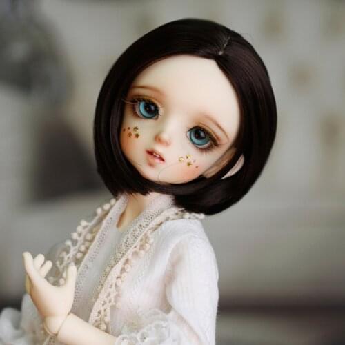1/3 1/4 1/6 1/8 Black Short Style Hair High Temperature Wire BJD Wig