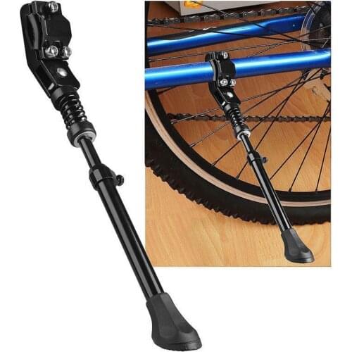 1pc Adjustable Bicycle Kickstand Mountain Bike Mtb Aluminum Side Rear Kick Stand Bicycle Cycling Accessories Dropshipping