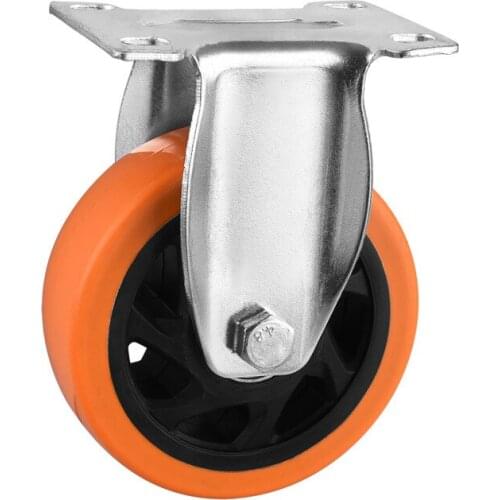 Casters 3 Inch Flat Directional Caster With Diameter Of 75mm And Height 100mm Fixed