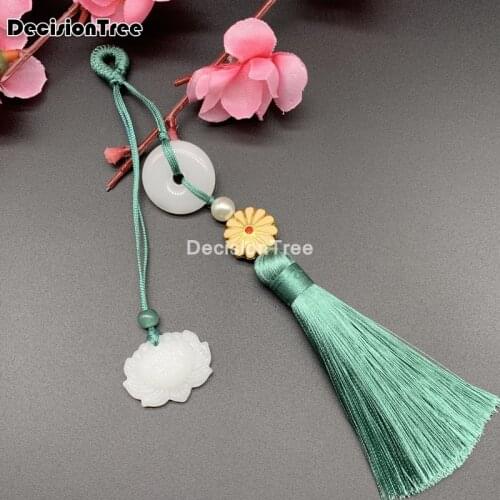 2021 retro chinese female tang suit cheongsam hanfu waist with hanging ornaments tassels pressed super fairy pendant ornaments