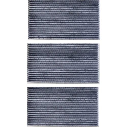 3PC Car Activated Carbon Cabin Air Filter B7891-1FC0A For Nissan Cube Juke Leaf Sentra Pulasr Sylphy 2013 2014 2015 2016 2017