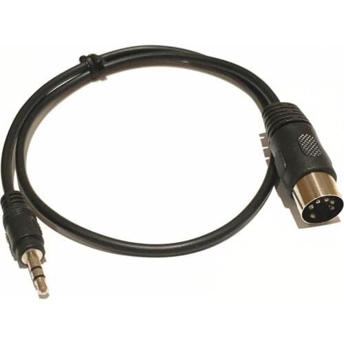 5 Pin Din Plug To 3.5mm Stereo Jack Plug Audio Cable 0.5m