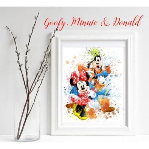 Diamond Painting MOUSE Watercolor Mosaic Art Diamond Embroidery Animal DIY Picture Of Rhinestones Cross Stitch Wall Decor