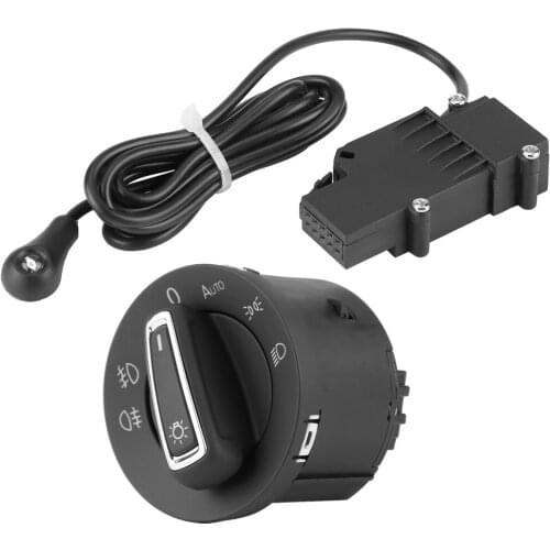 Car Headlight Switch with Fog Light Control and Headlight Sensor Modul Saving space fit for Golf 7 MK7 2013-2018 5GG941431D