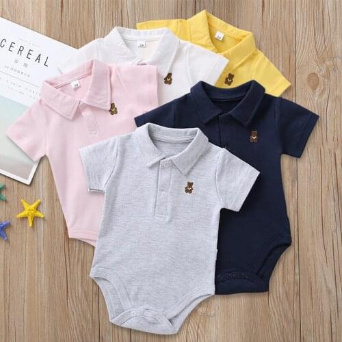 BENLI WHITE Summer Bodysuits For Babies
