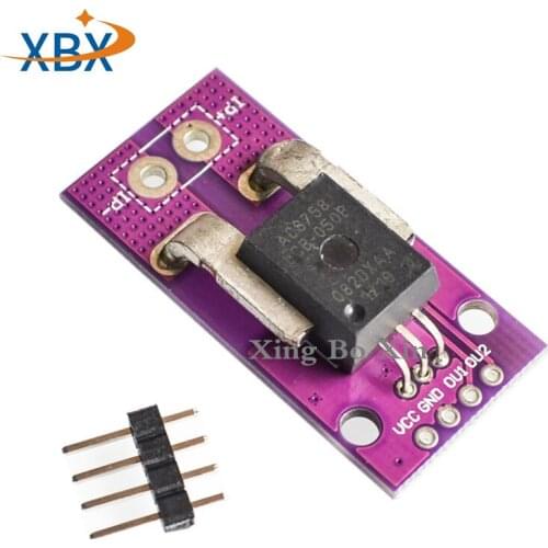 Free shiiping 1PCS 5PCS 10PCS Hall Current Sensor CJMCU-758 ACS758LCB-050B-PFF-T Linear Current Sensor Module