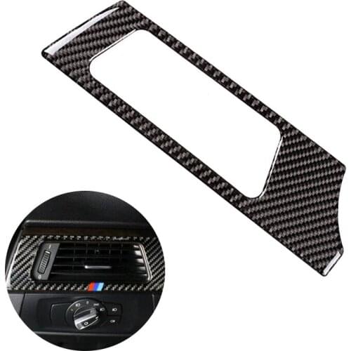 For BMW 3 Series E90 E92 E93 2005 - 2010 2011 2012 Carbon Fiber Car Interior Driver Side Air Conditioning Air Outlet Vent Cover
