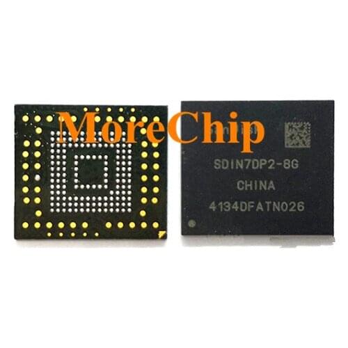 SDIN7DP2-8G eMMC NAND flash memory BGA IC Chip 2pcs/lot