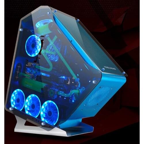 Intel core i5/i7 4770k 3.5GHz Ram 8GB Aluminum water-cooling case and 23.6/27 inch monitor display