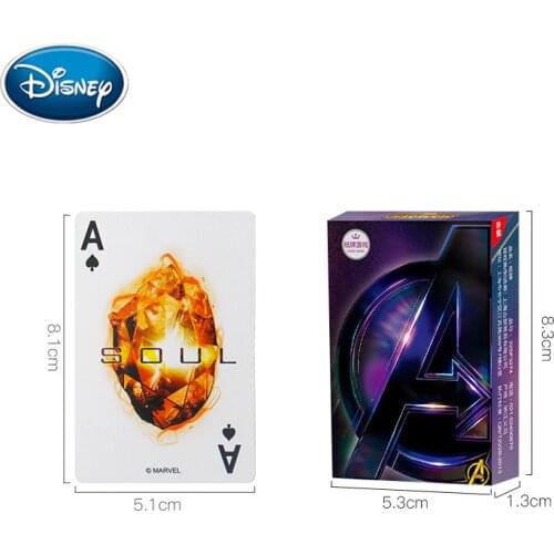 Card game 54pcs Frozen 2/Avengers/Mickey Cartoon Elsa/Hero paper playing card casual desktop card game children adult car game