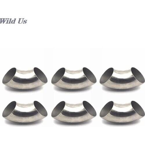 New Arrival 1pc Stainless Steel 90 Degree Bend 76mm Elbow Exhaust Pipe 3 Inch