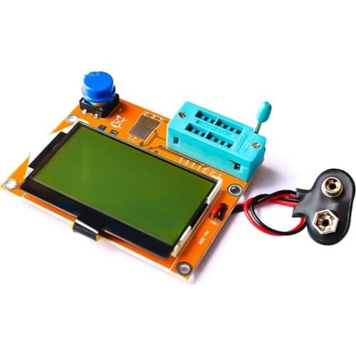 LCR-T4 12846 LCD M328 Digital Transistor Tester Meter Backlight Diode Triode Capacitance ESR Meter MOS/PNP/NPN L/C/R