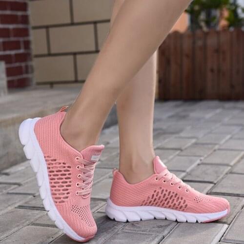Summer Female Personality Youth Trend Casual Shoes Lightweight Breathable Hollow Mesh Shoes Fashionable Womens Vulcanized Shoes