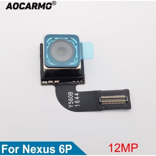 Aocarmo Back Rear Camera Module Flex Cable For Google For Huawei Nexus 6P Main Big Camera