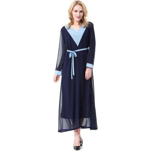 Long sleeve Muslim arabische lange jurken robe hijab abaya dubai tu glory moroccan djellaba arab women clothes orientale kaftan