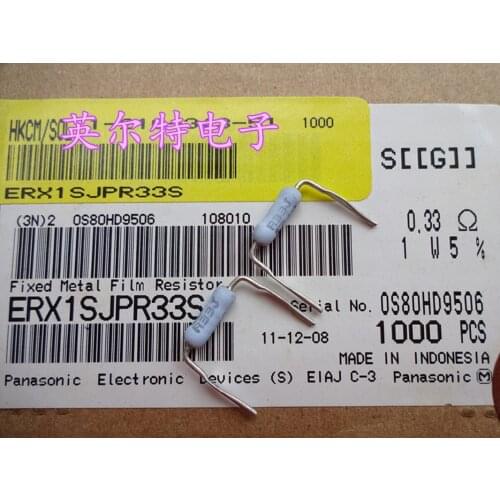 Original new 100% advanced resistance 1W 0.33R 1W ERG1S 0.33R 0.33ohm (Inductor)