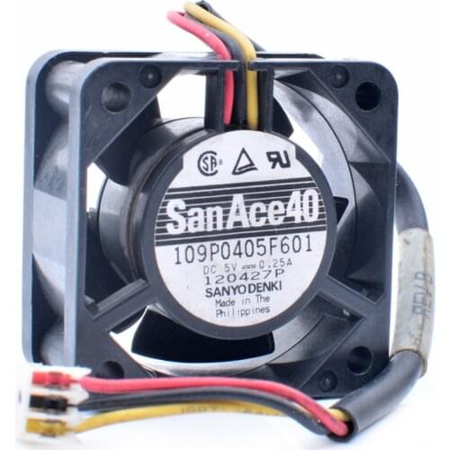 Original 109P0412F601 4cm 4020 40x40x20mm DC5V 0.25A cooling fan