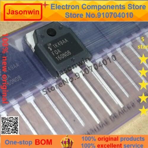 100% nuevo 50 unids/lote original MOSFET FQA160N08 160A 80V TO-3P 160N08 Transistor