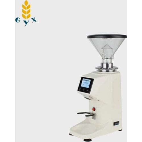 Fully automatic household and commercial flat knife quantitative straight out electric coffee bean grinder