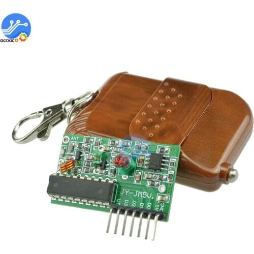1Set 2262 2272 Wireless 433Mhz Wireless Remote Control Receiver Transmitter ASK Decoding Board 5V 12V for Garage