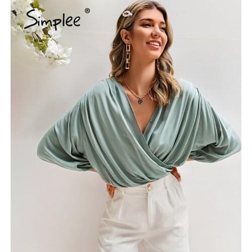 Блузки с принтом SIMPLEE China At AliExpress