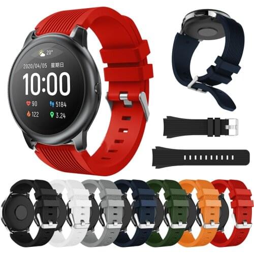 Sport Silicone Watchband Strap for Xiaomi Haylou Solar LS05 Smart Watch Bracelet Band Fashion Replacement Wristband Correa