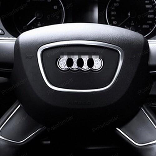 Steering Wheel Sticker 3D crystal decoration cover trim Car Styling For A/udi A3 A4L A5 A6L Q3 Q5 Q7