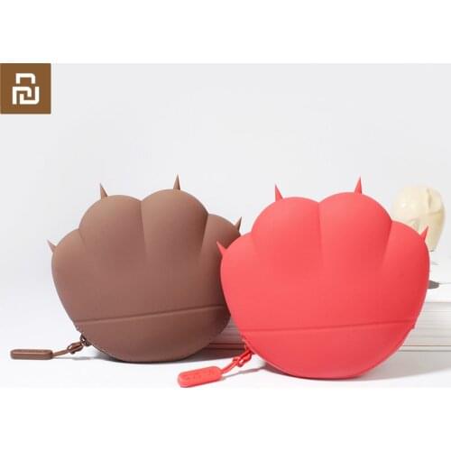 Youpin Qualitell Cat Claw Storage Bag Portable Carry-on Bag Cute Shape Waterproof Material gift for Little Girl kid