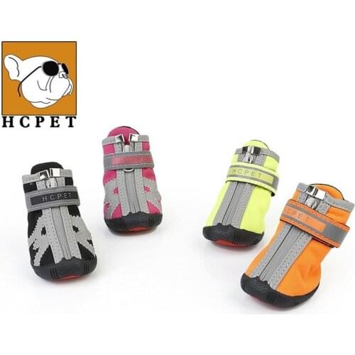 Reflective Anti Slip Pet Dog Shoes Soft Breathable Pet Walking Hiking Shoes Summer Reflective Boots Boots Footwear Socks Booties