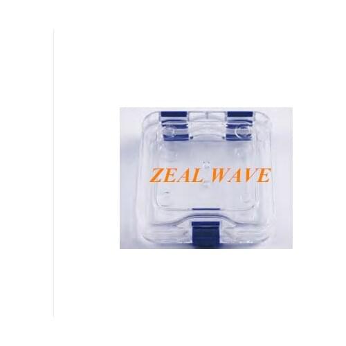 Rongyi Technology Flexible Film Box Optical Products Crystal Device Transport Box Transparent Plastic Packaging Box 7525