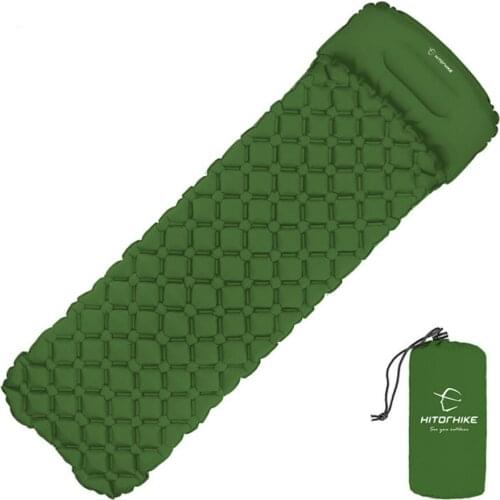 Air Cushion Hiking Outdoor Sleeping Pad Camping Inflatable Mattress Travel Mat Folding Bed Ultralight Trekking Portable 190*30cm