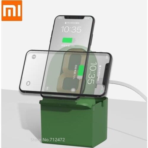 Youpin Desktop Wireless Charger Stand Wireless charger /stand /storage box three in one wireless charging mobile phone holder