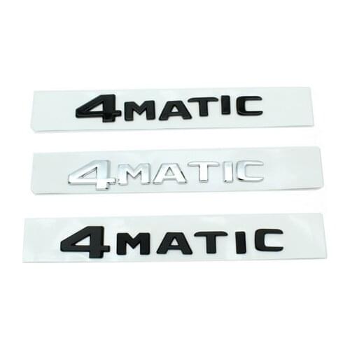3D 4MATIC Auto Trunk Tailgate Emblem Badge Decals Sticker Car Accessories
