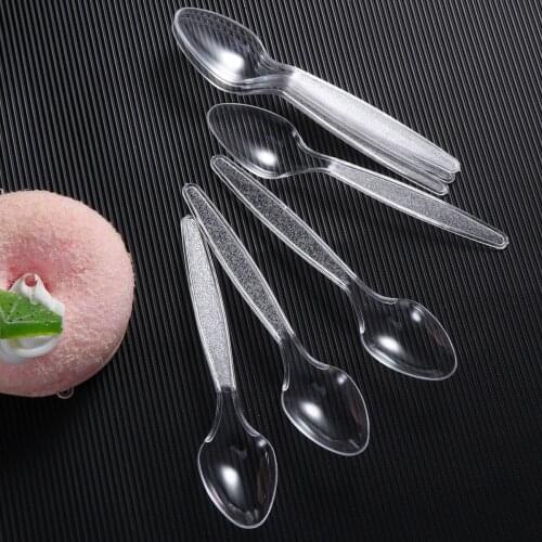 60pcs Durable Plastic Flatware Set Disposable Spoons for Kitchen Home Fast Food