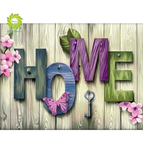 Old Street Home Diamond Painting 5D DIY Paintings Decoration Diamond Home Cross Stitch Home Decoration Diamond Embroidery Mosaic