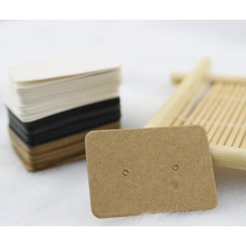 Free Shipping 200pcs Square Earring Cards Earring Paper Packing Cards Jewelry Cards 3.5x2.5cm