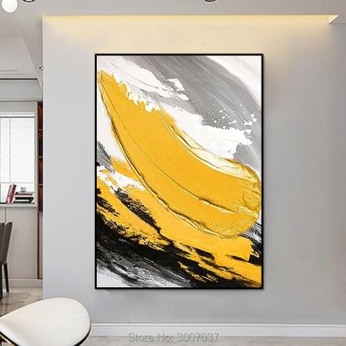 Large sizes Frameless Hand Painted Colorful Canvas Oil Painting Thick Oil on Canvas Pictures For Living Room Wall Art Home Decor