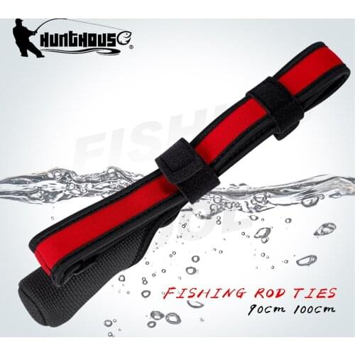 Hunthouse Fishing Rod Holders Belt Protection Rods Adjust Length 90-125cm/100-140cm Sofr And Comfortable Velvet