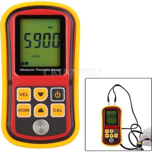 DHL 20PCS GM100 Ultrasonic Thickness Gauge Tester Depth Gauge Sound Velocity Meter Metal Testering Width Measuring Instruments