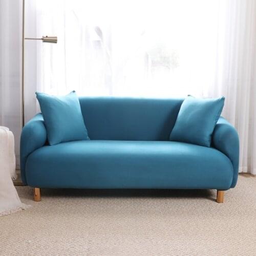 Sofa Covers for Living Room Flexible Stretch Room Decoration Comfortable Solid Color Luxury 1/2/3/4 Seater Couch Cover