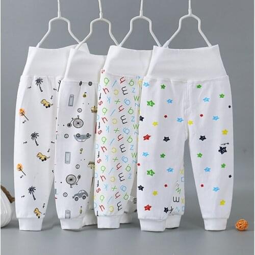 Toddler Baby Long Pants 100% Cotton Baby Harem Pants Infant Newborn Boys Girl Leggings Kids Trousers Casual Baby Bottoms