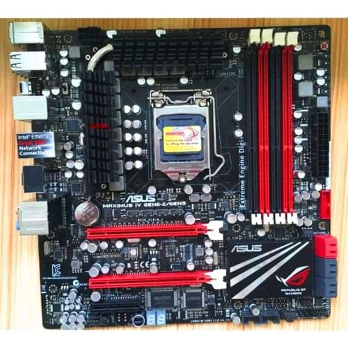 For ASUS Maximus IV GENE-Z/GEN3 Computer Motherboard LGA 1155 DDR3 For Intel Z68 P8Z68 Desktop Mainboard SATA II PCI-E X16 Used