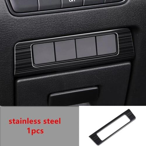 For Mazda MX-30 2019 2020 Stainless steel Car left middle control box decoration Cover Trim Sticker Car Styling Accessories